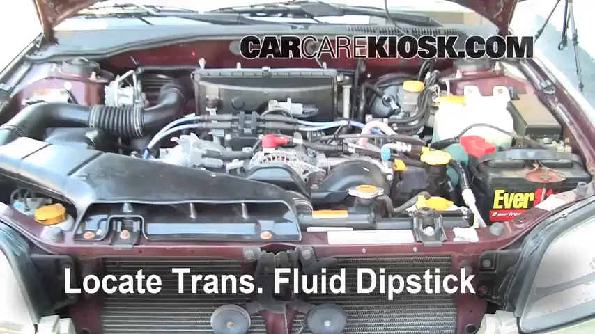 2001 Subaru Outback Limited 2.5L 4 Cyl. Wagon Transmission Fluid Check Fluid Level